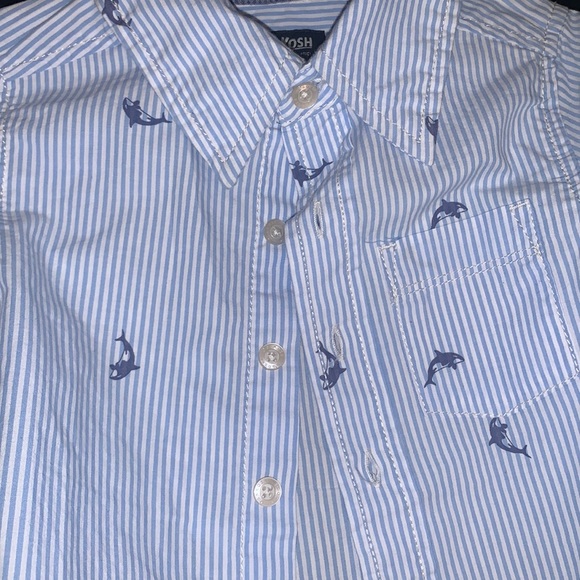 Boys OshKosh Long Sleeve Button Down Shirt - Picture 6 of 8